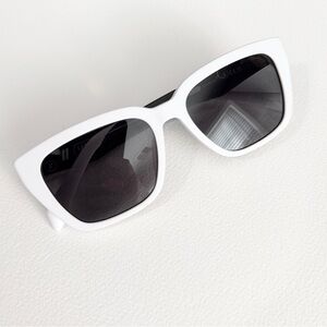 Blenders Limo LIFM ll Black White Matte Sunglasses Sunnies